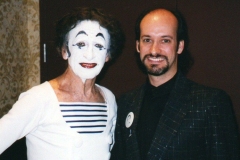 Legendary Mime Marcel Marceau and Mime Coach Lorin Eric Salm