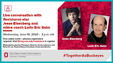 Live conversation with Resistance star Jesse Eisenberg and mime coach Lorin Eric Salm